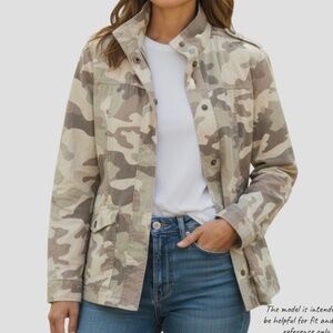 Maurices Camo Utility Jacket size 1X